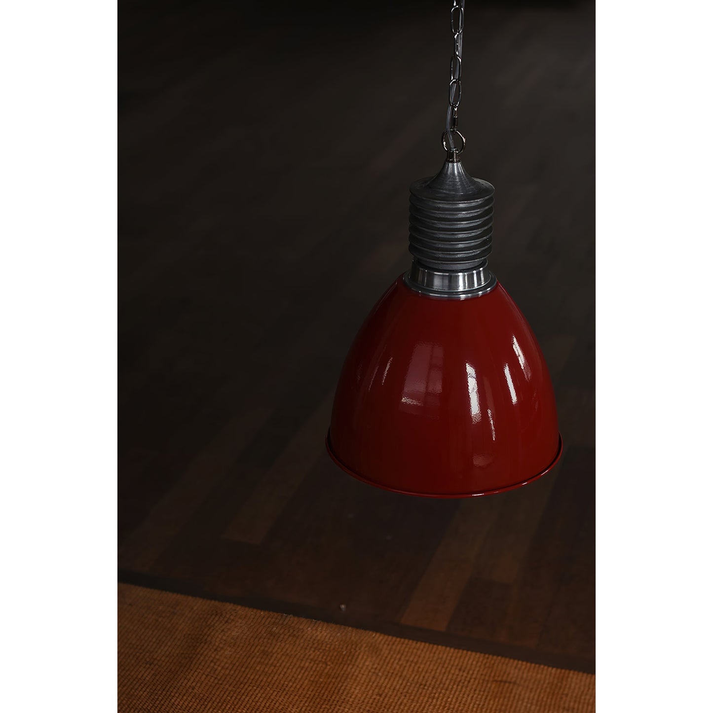 Augustin Pendant Lamp | 1950s Vintage Industrial Aluminum Dome Light