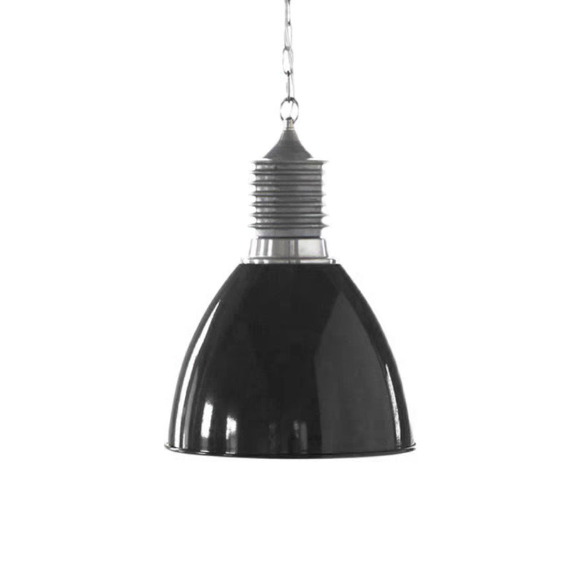 Augustin Pendant Lamp | 1950s Vintage Industrial Aluminum Dome Light