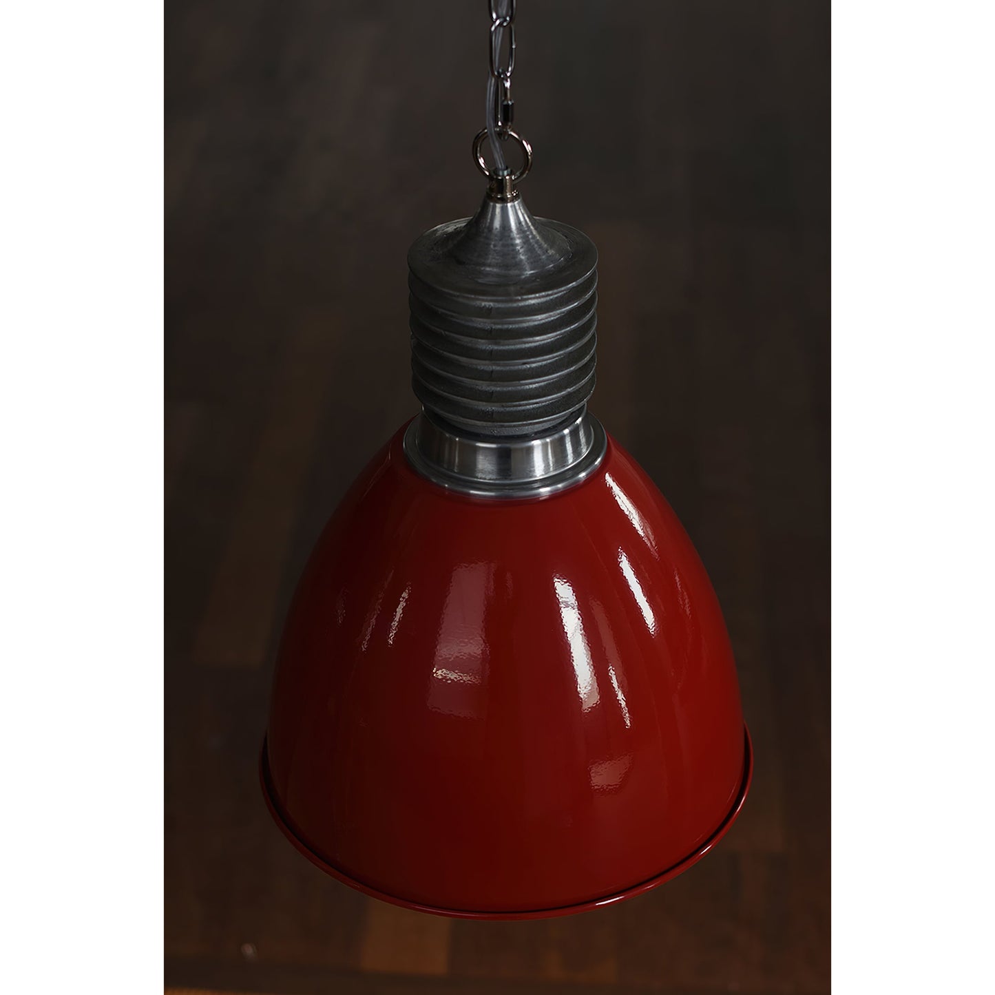 Augustin Pendant Lamp | 1950s Vintage Industrial Aluminum Dome Light