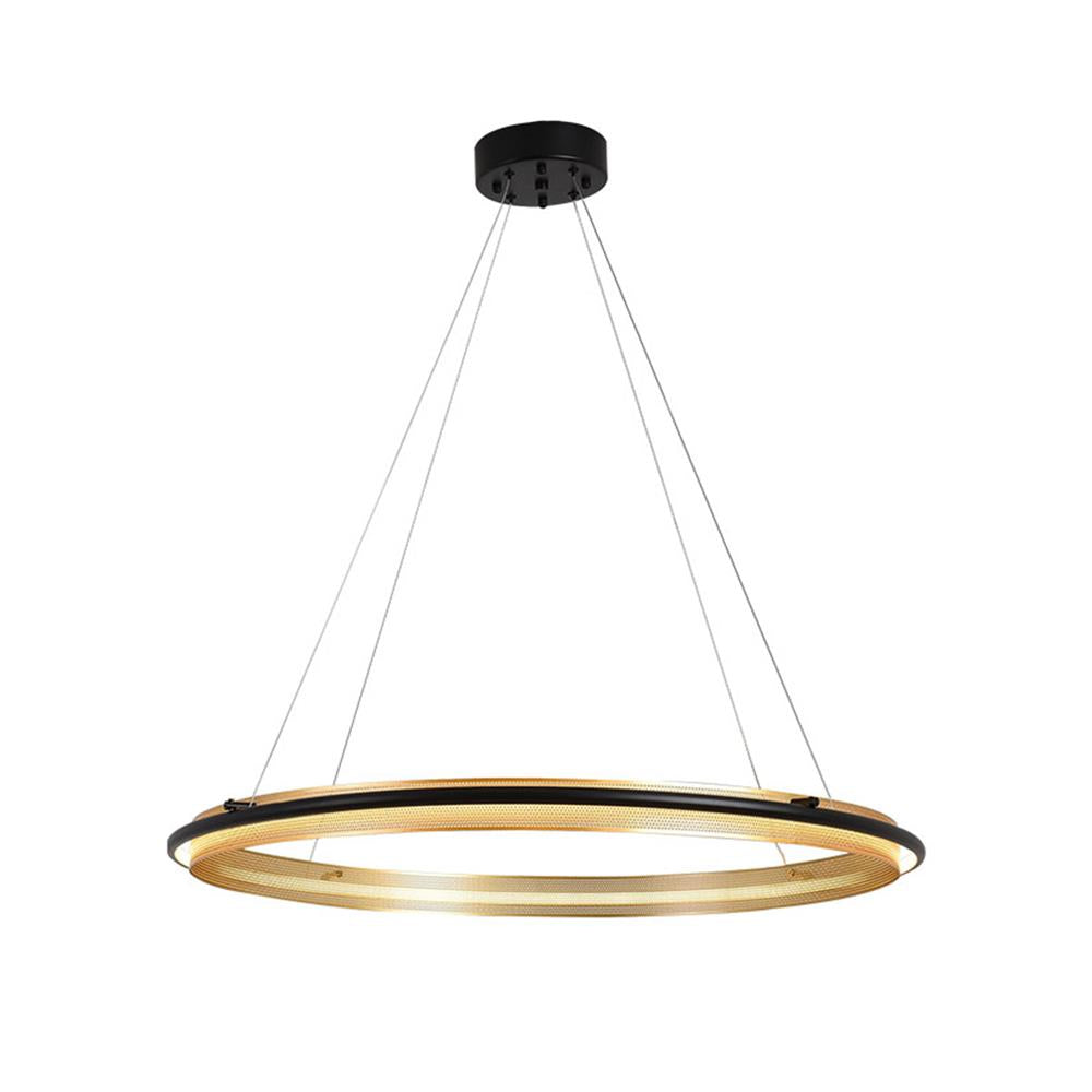 Aura Acrylic LED Chandelier | Modern Minimalist Circle Ring Pendant Light