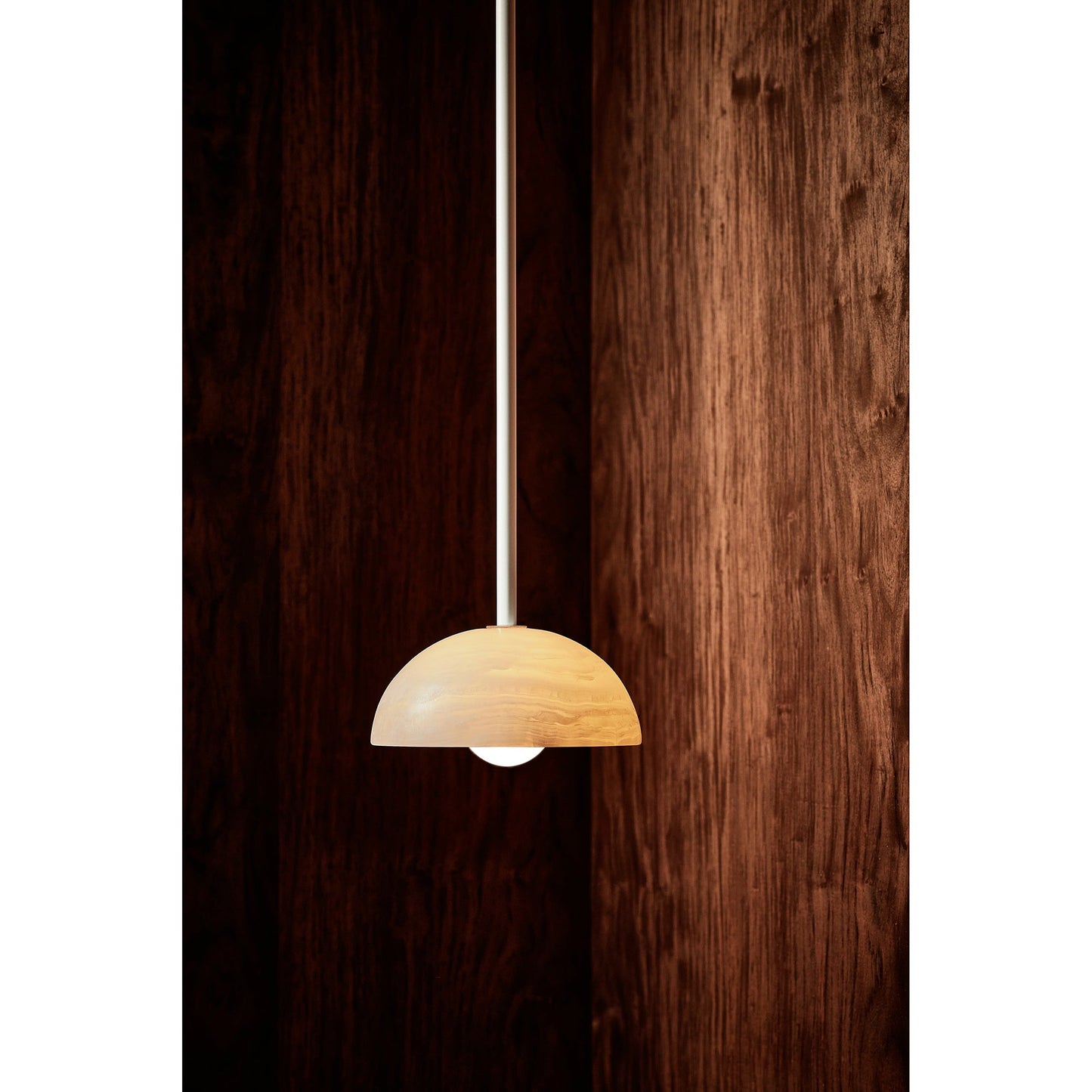 Aurelia Pendant Lamp | Luxury Jade & Brass 32-Inch Elongated Pendant
