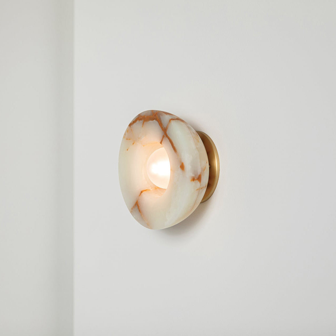 Aurelia Surface Sconce | Minimalist Moon Jellyfish Jade Wall & Ceiling Lamp
