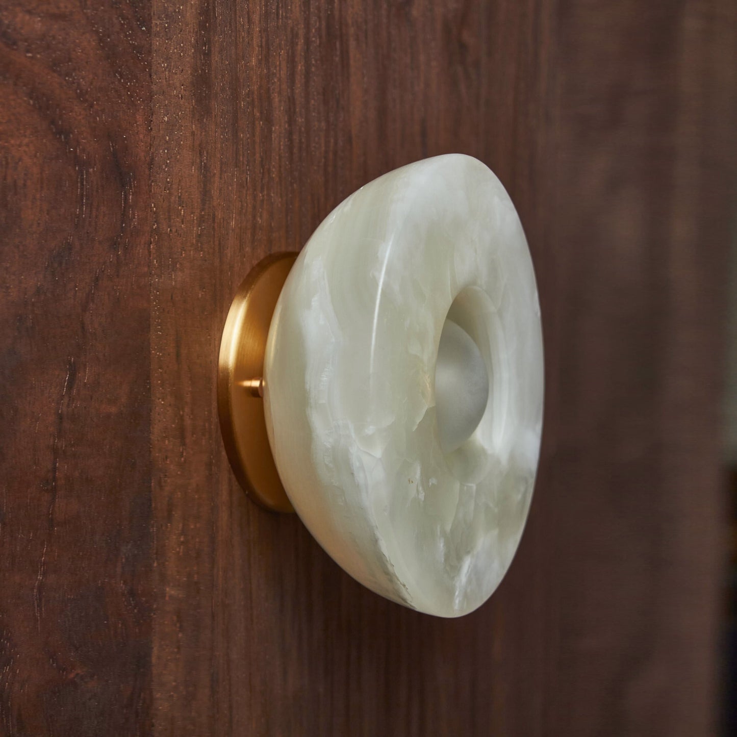 Aurelia Surface Sconce | Minimalist Moon Jellyfish Jade Wall & Ceiling Lamp