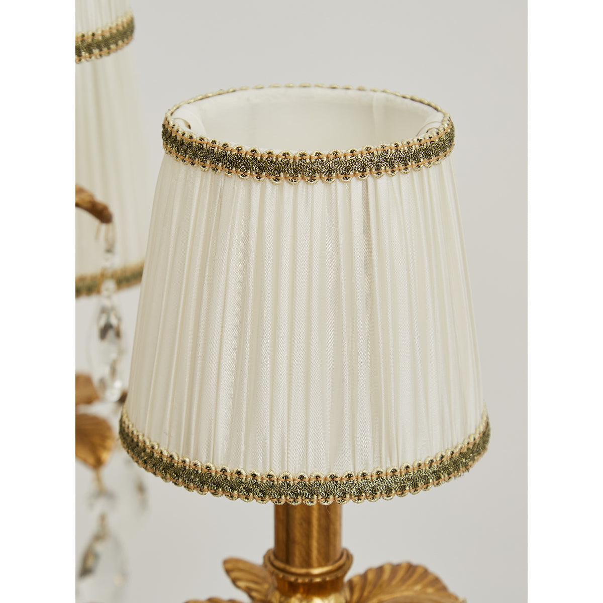 Aurelia Table Lamp | Large 31-Inch 4-Light Brass & Crystal Statement Lamp