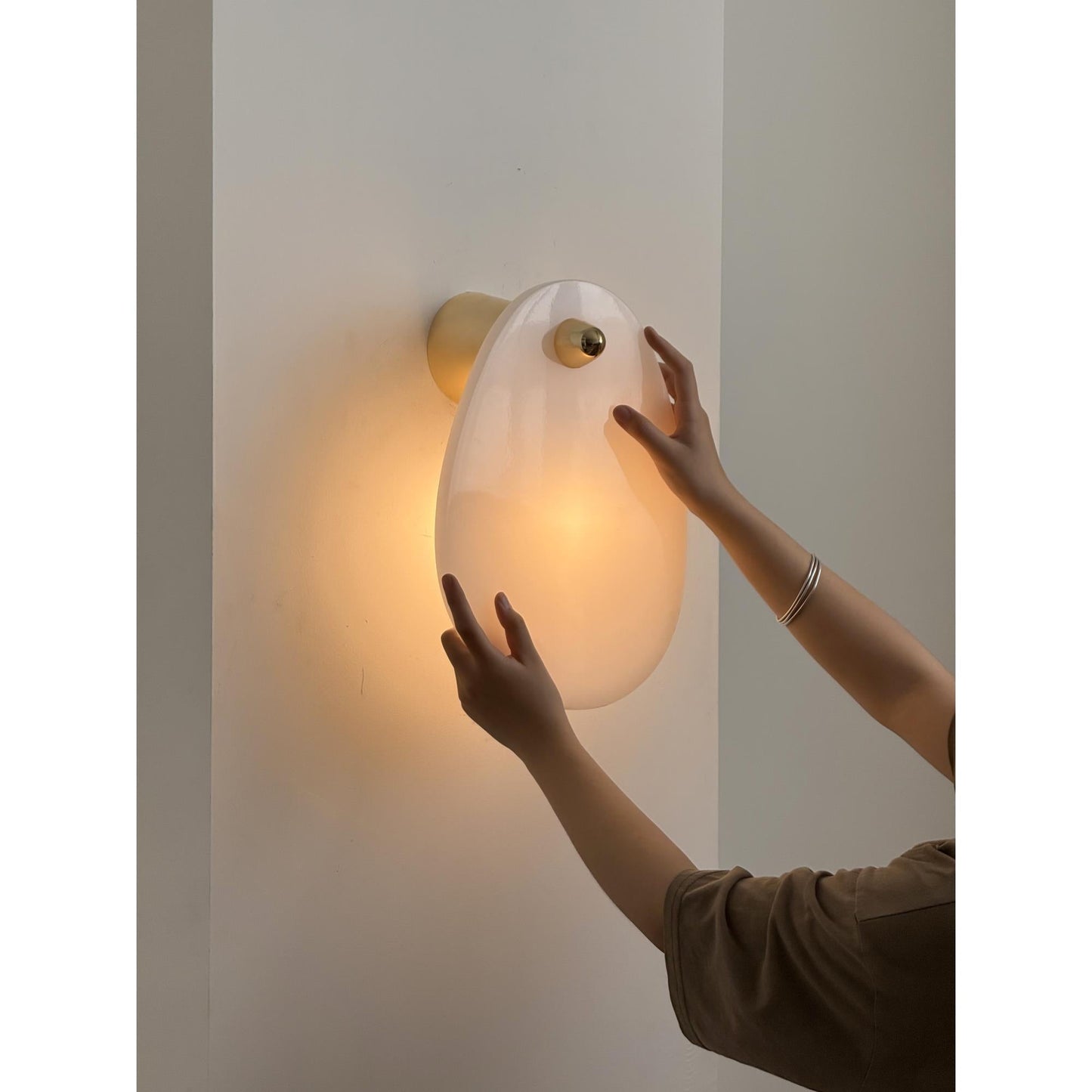 Aurora Marble Wall Lamp | Luxury Bulgari Purple & Jade Stone Sconce