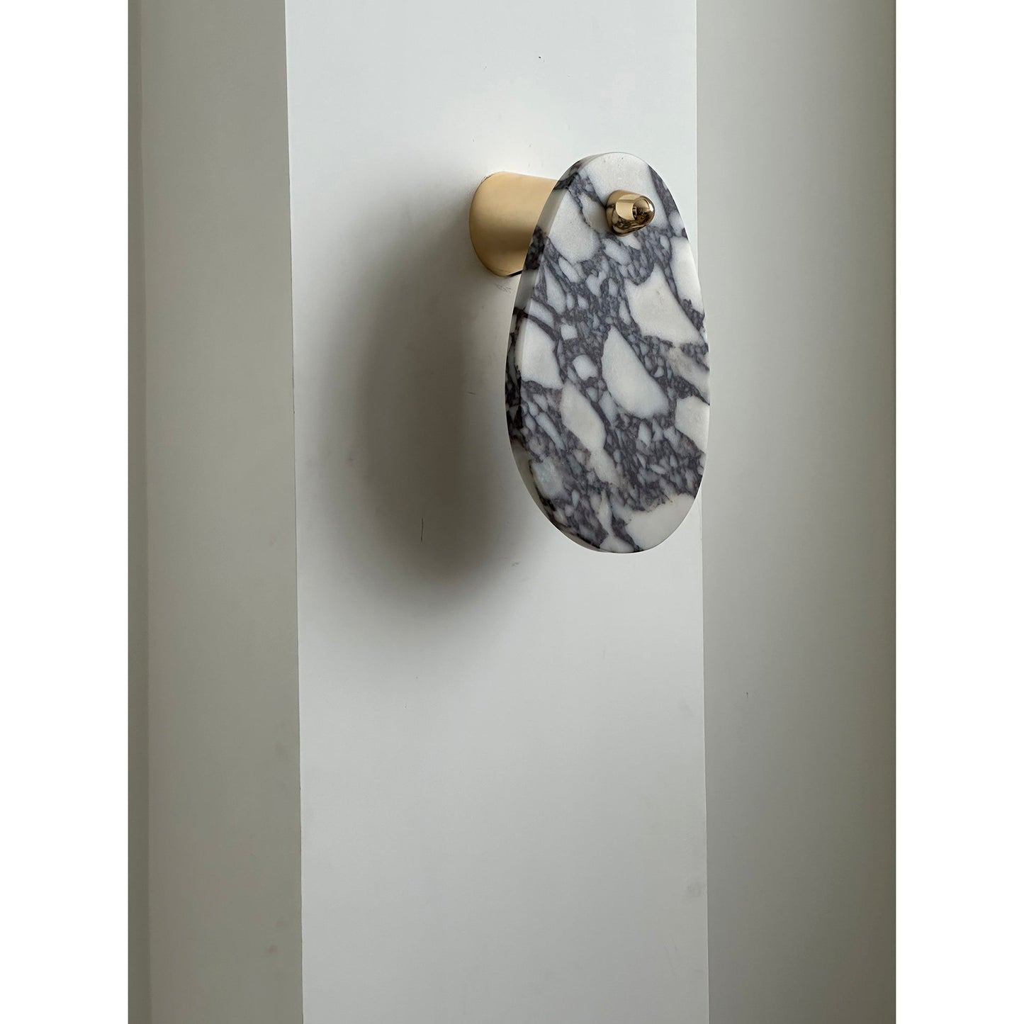 Aurora Marble Wall Lamp | Luxury Bulgari Purple & Jade Stone Sconce