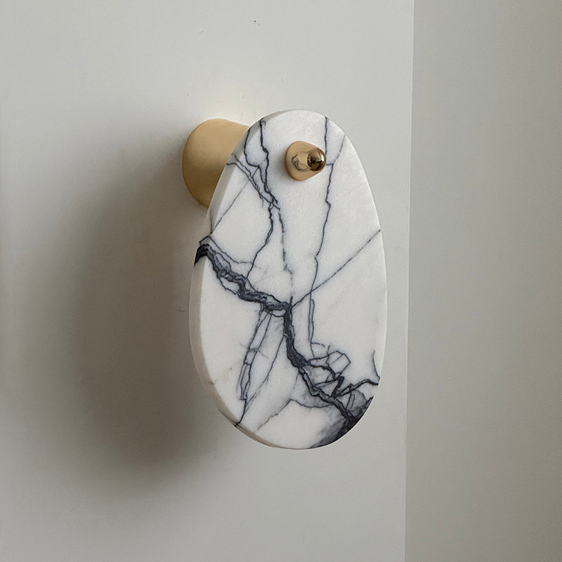 Aurora Marble Wall Lamp | Luxury Bulgari Purple & Jade Stone Sconce