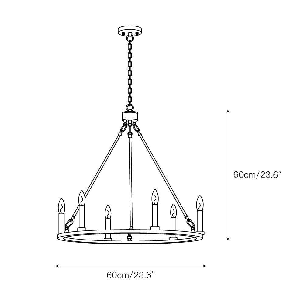 Avalee Chandelier | Modern Minimalist Multi-Light Metal Pendant