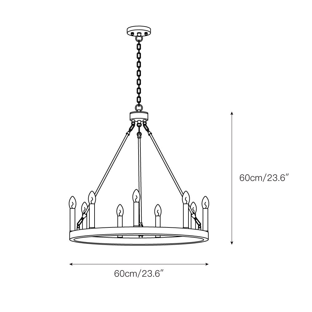 Avalee Chandelier | Modern Minimalist Multi-Light Metal Pendant