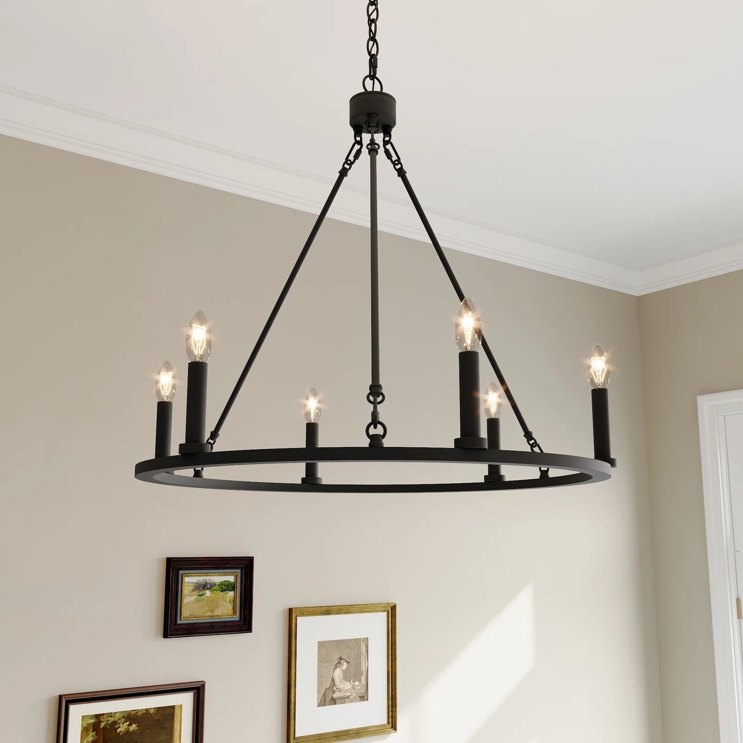 Avalee Chandelier | Modern Minimalist Multi-Light Metal Pendant