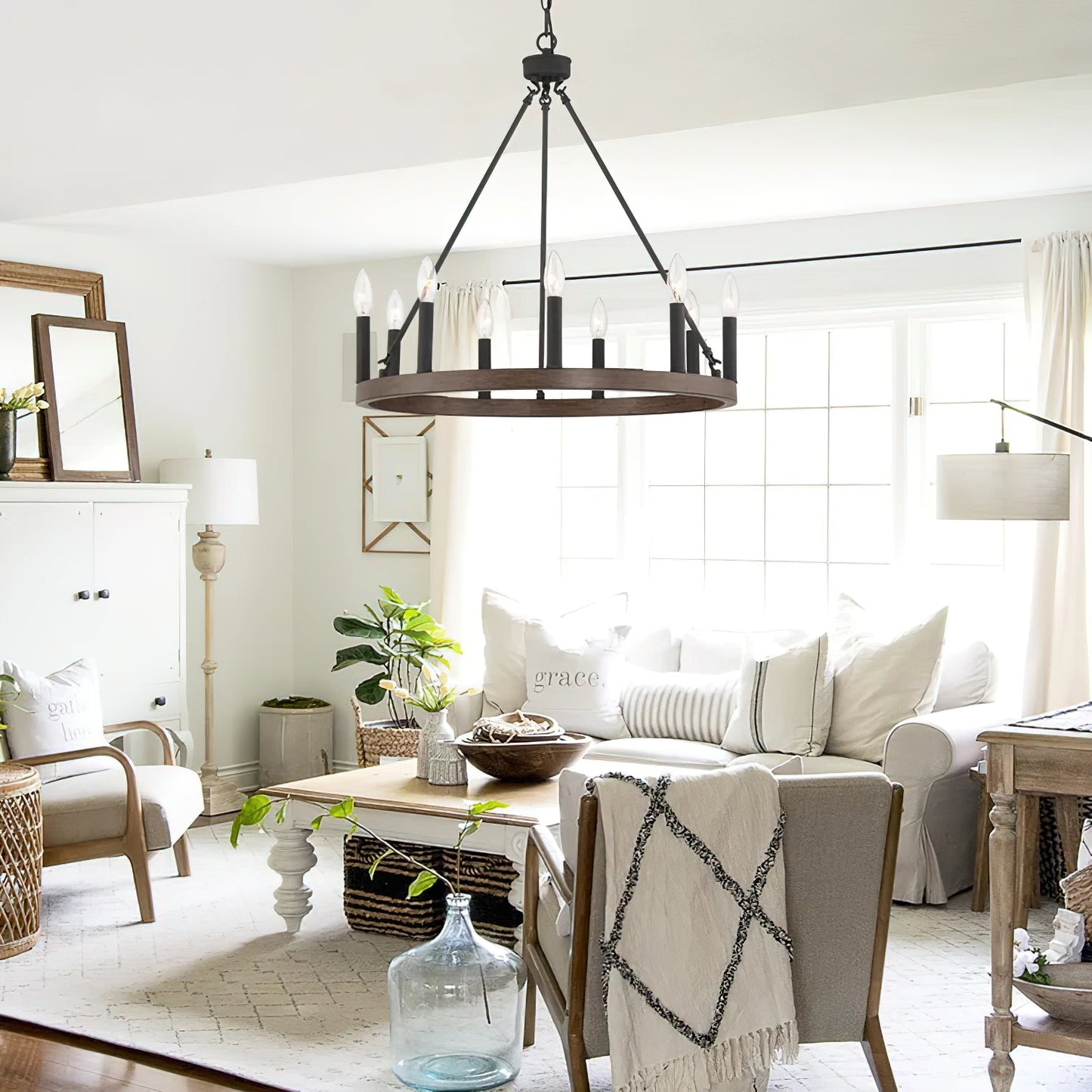 Avalee Chandelier | Modern Minimalist Multi-Light Metal Pendant