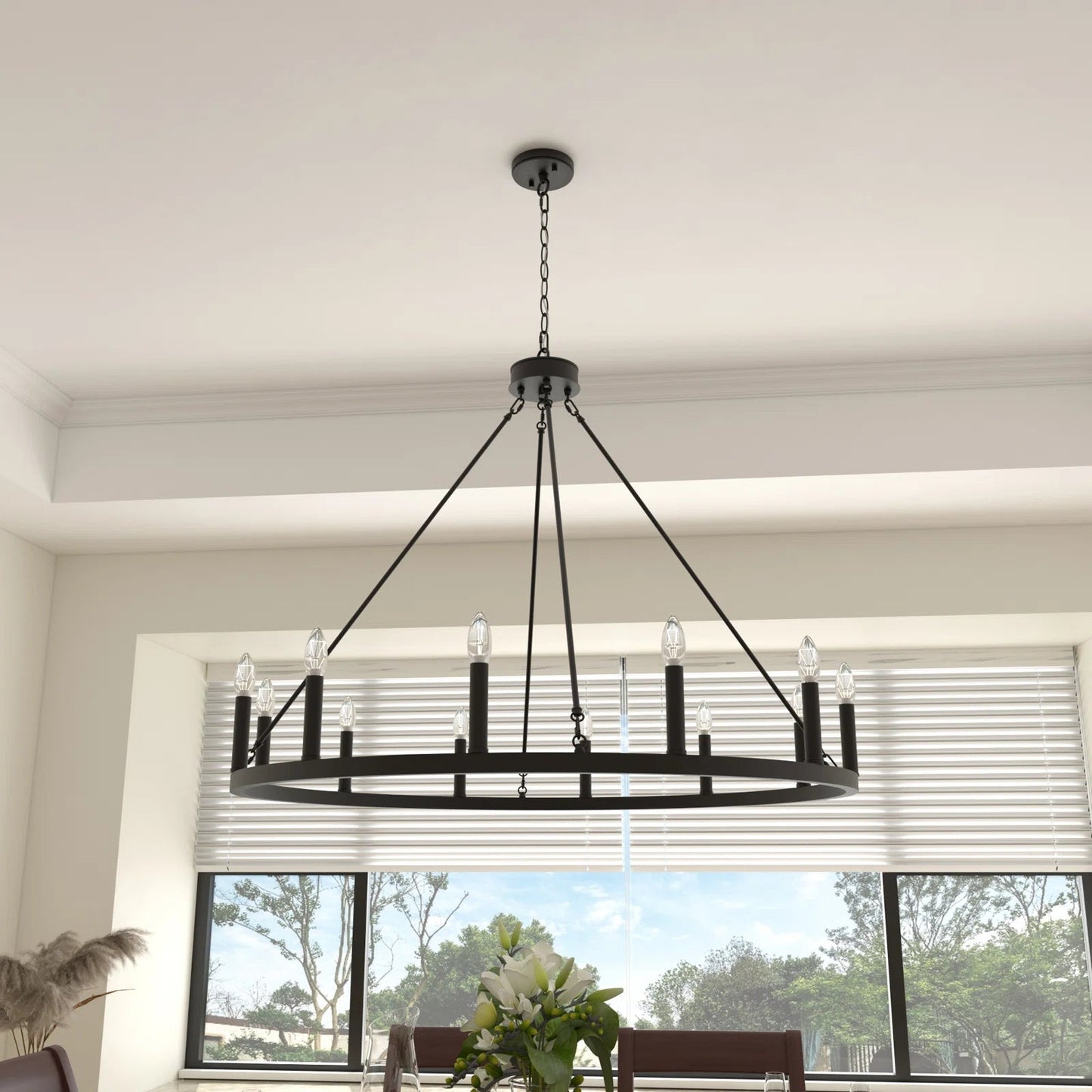 Avalee Chandelier | Modern Minimalist Multi-Light Metal Pendant