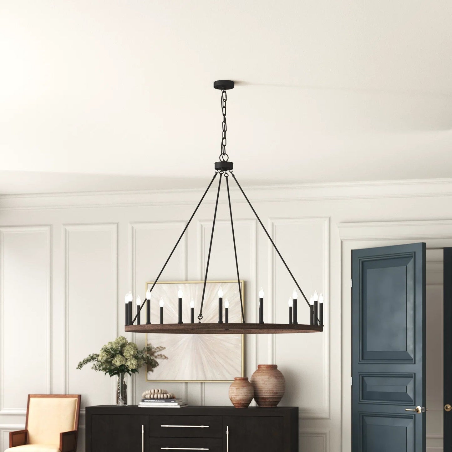 Avalee Chandelier | Modern Minimalist Multi-Light Metal Pendant
