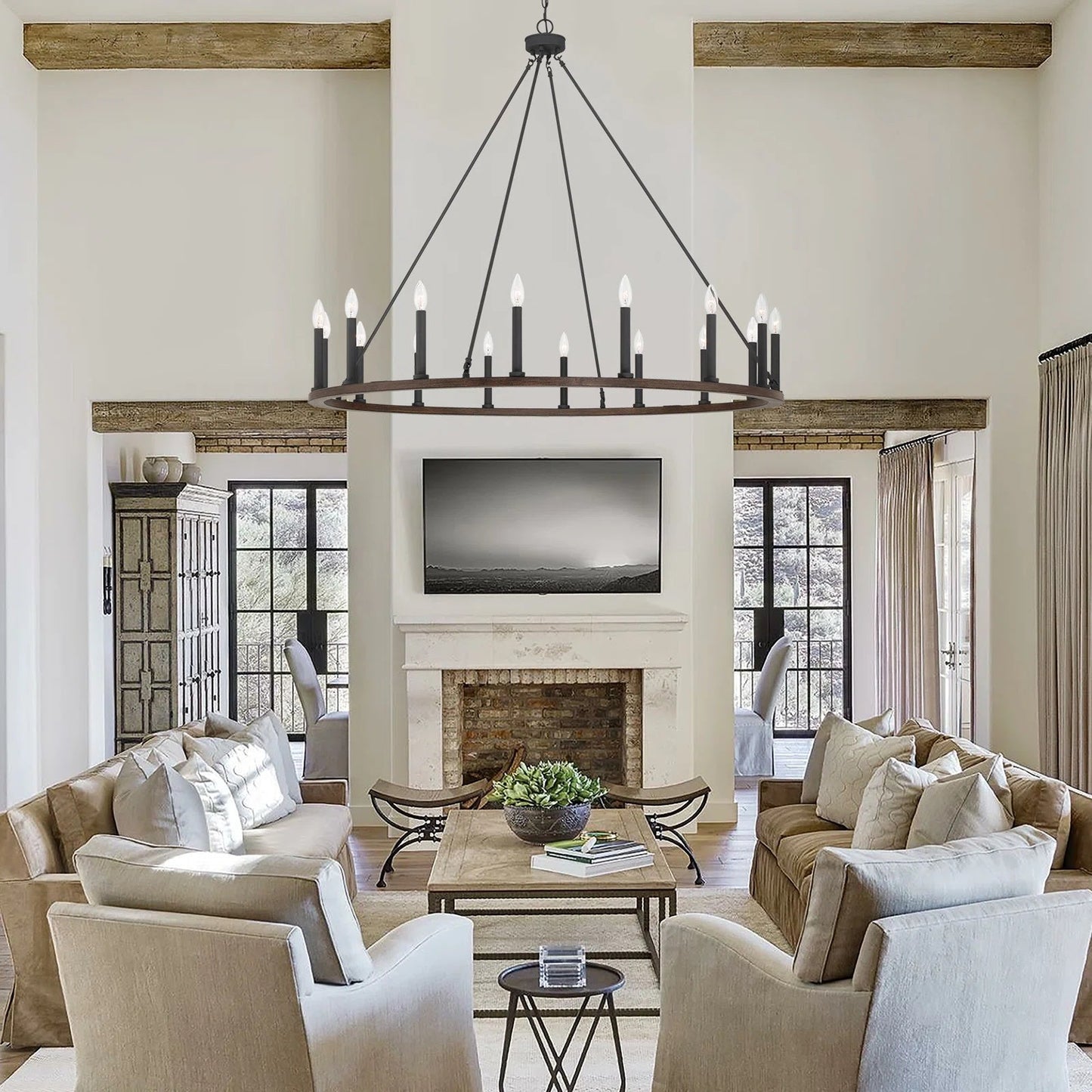 Avalee Chandelier | Modern Minimalist Multi-Light Metal Pendant