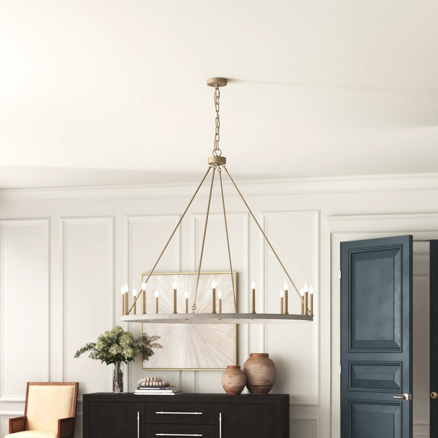 Avalee Chandelier | Modern Minimalist Multi-Light Metal Pendant