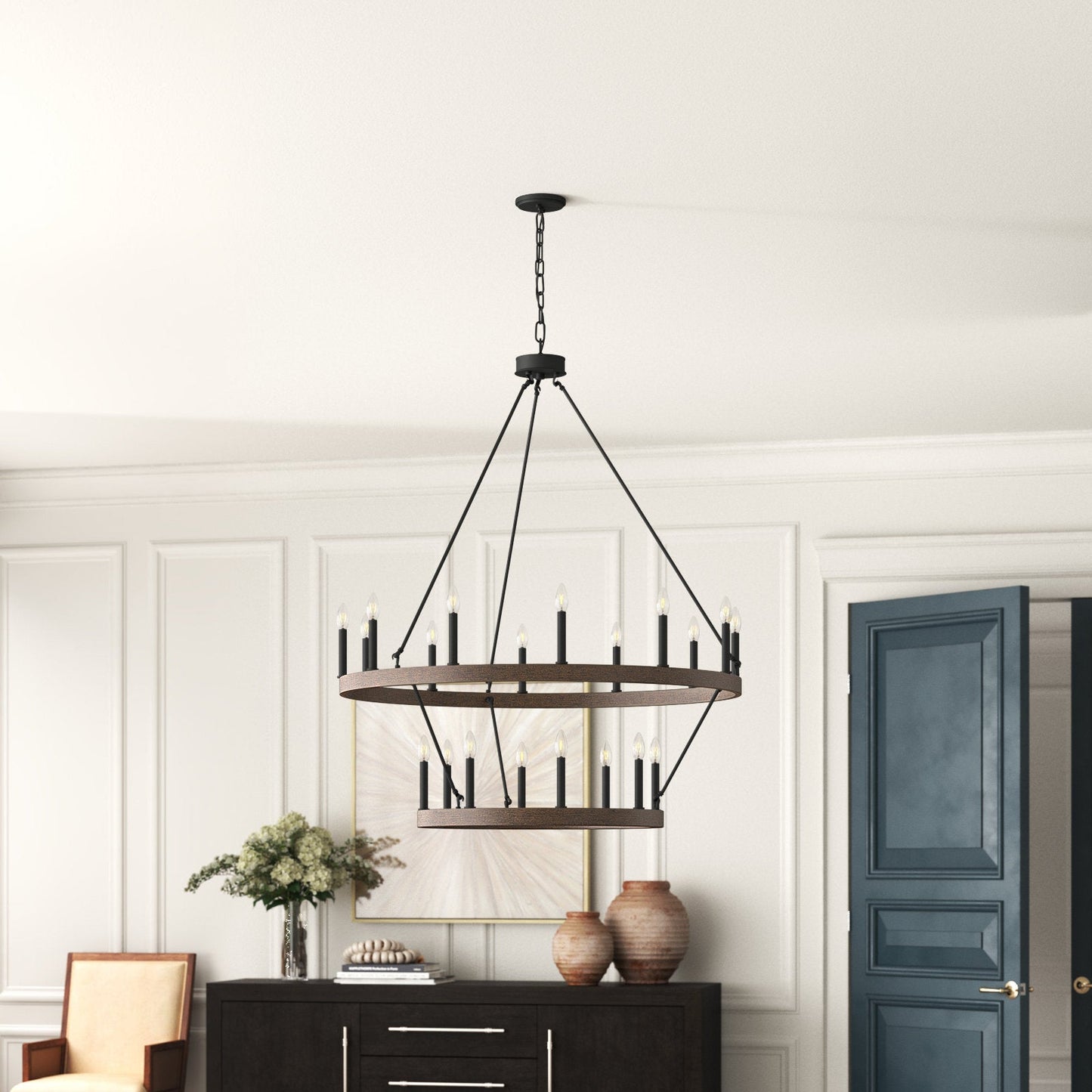 Avalee Chandelier | Modern Minimalist Multi-Light Metal Pendant