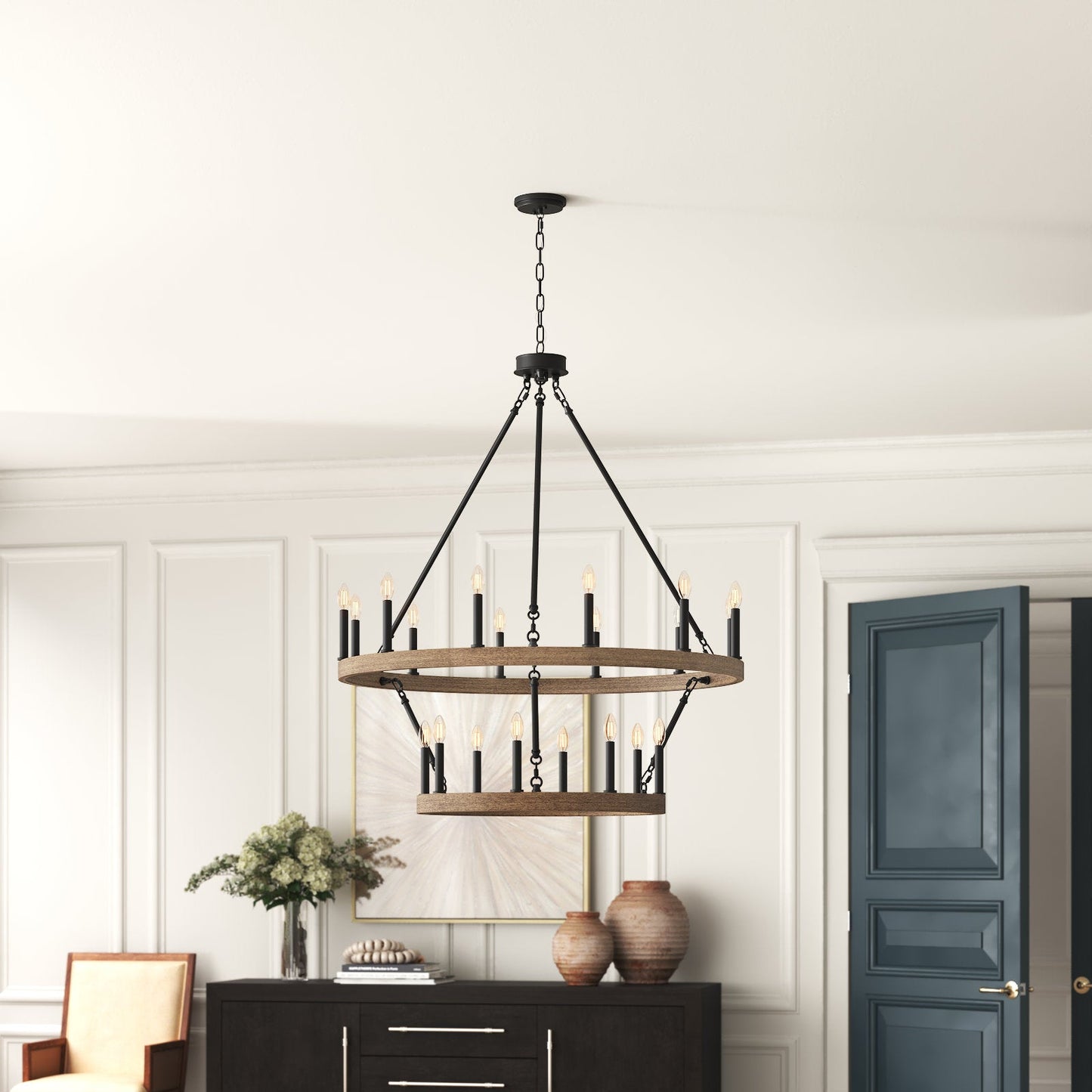 Avalee Chandelier | Modern Minimalist Multi-Light Metal Pendant