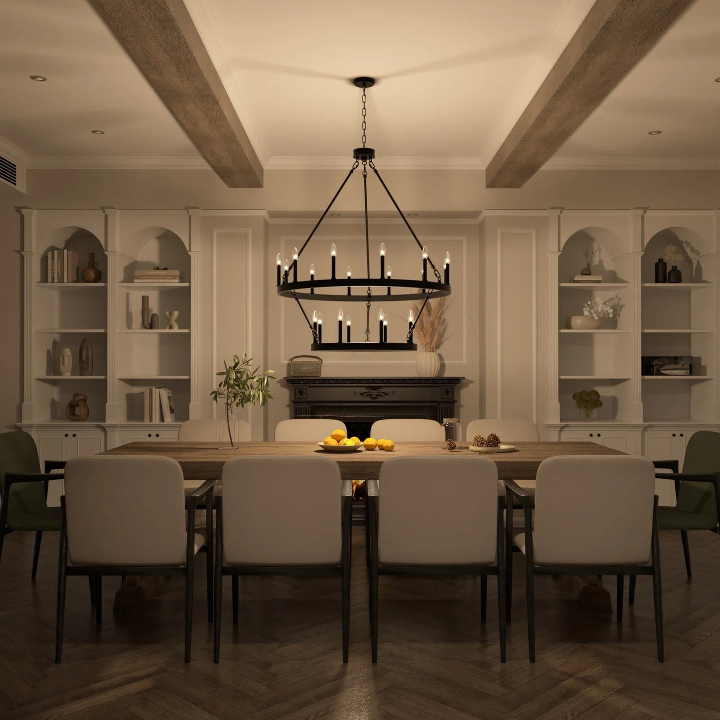 Avalee Chandelier | Modern Minimalist Multi-Light Metal Pendant