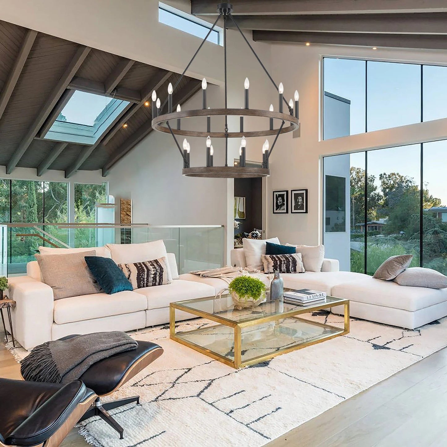 Avalee Chandelier | Modern Minimalist Multi-Light Metal Pendant