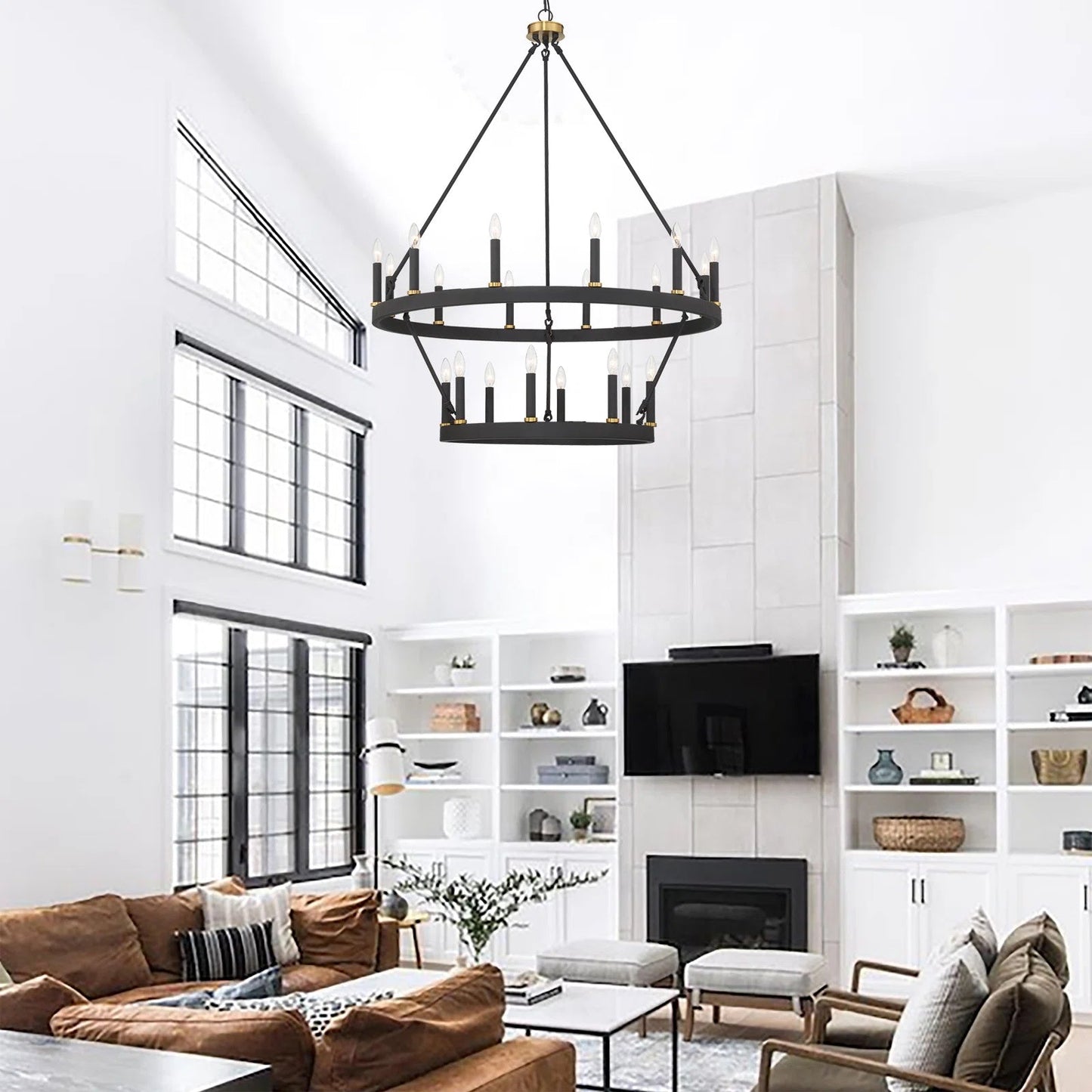 Avalee Chandelier | Modern Minimalist Multi-Light Metal Pendant
