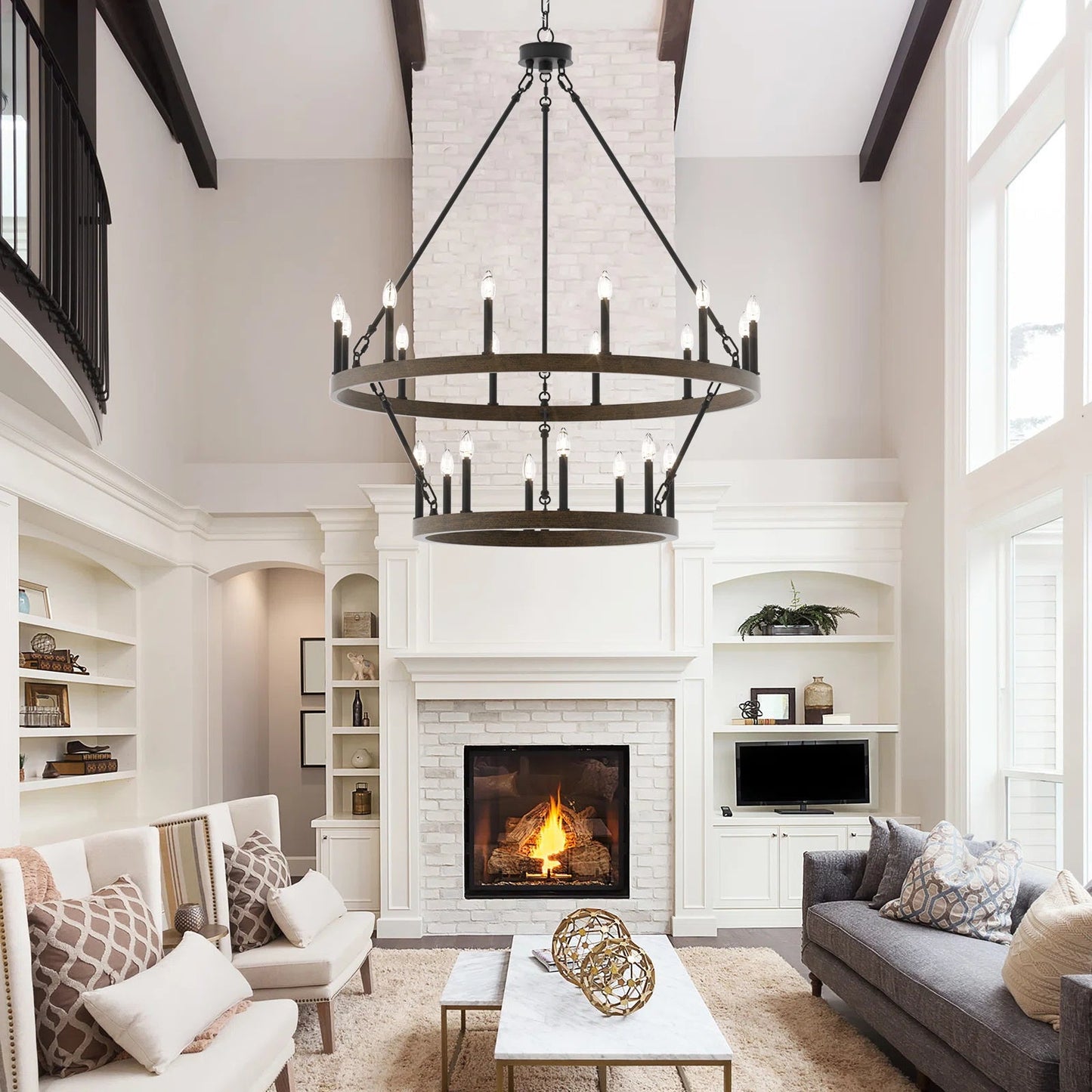Avalee Chandelier | Modern Minimalist Multi-Light Metal Pendant