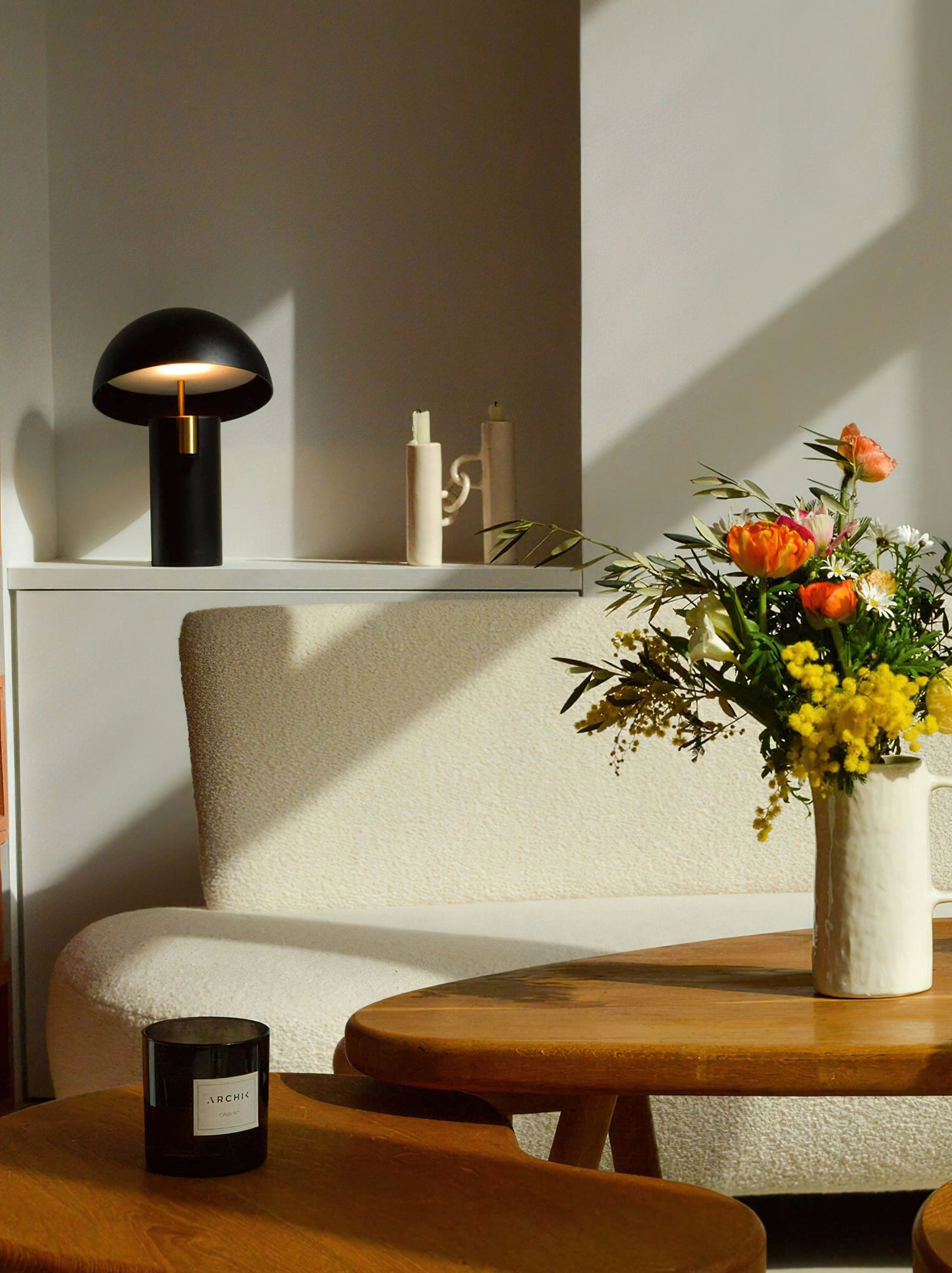 Avo Table Lamp | Modern Minimalist Rotating Cylinder LED Desk Light