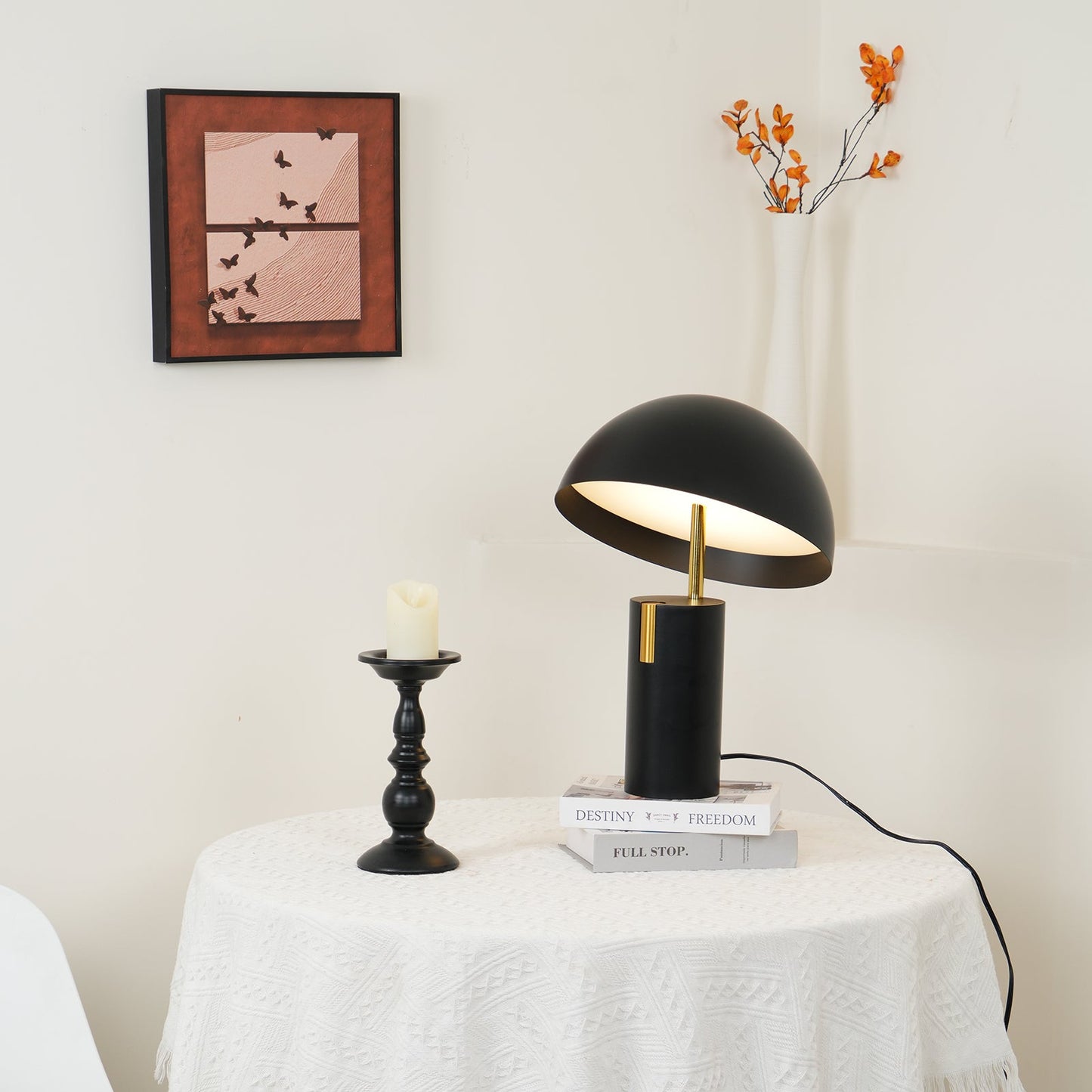 Avo Table Lamp | Modern Minimalist Rotating Cylinder LED Desk Light
