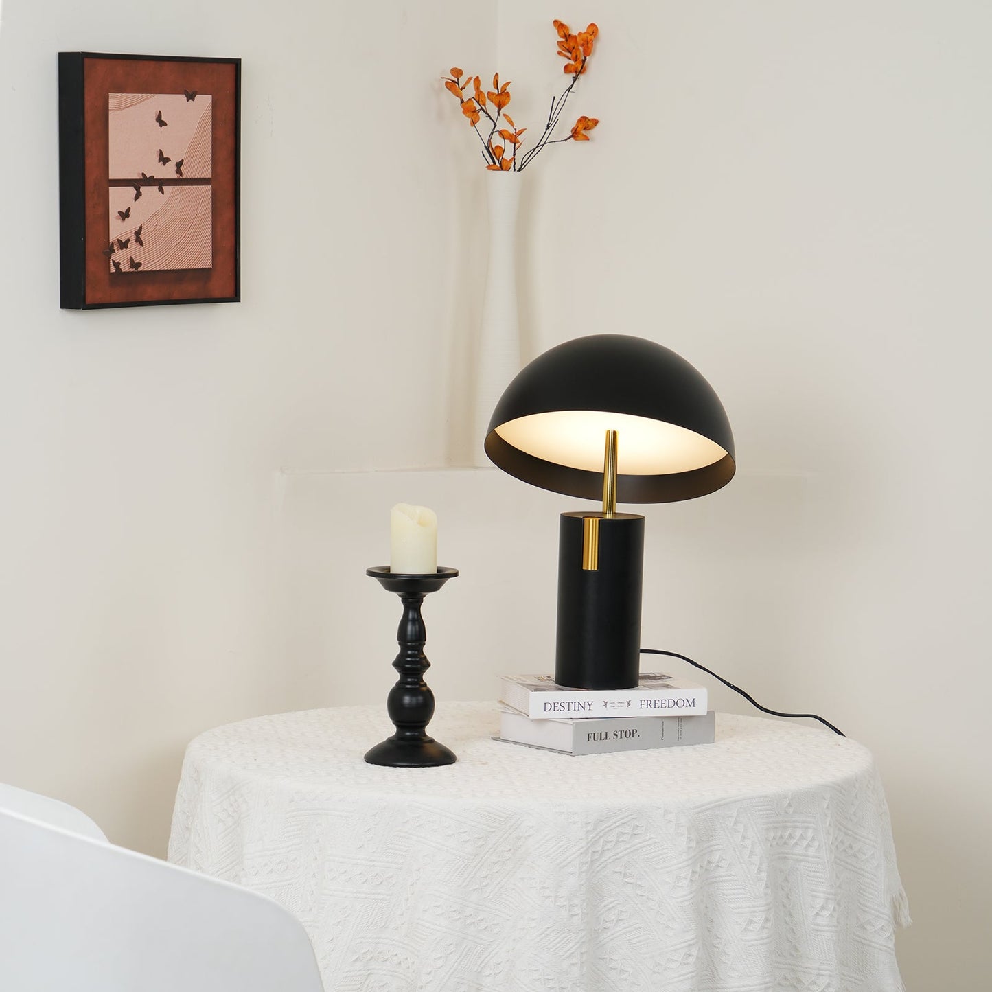 Avo Table Lamp | Modern Minimalist Rotating Cylinder LED Desk Light