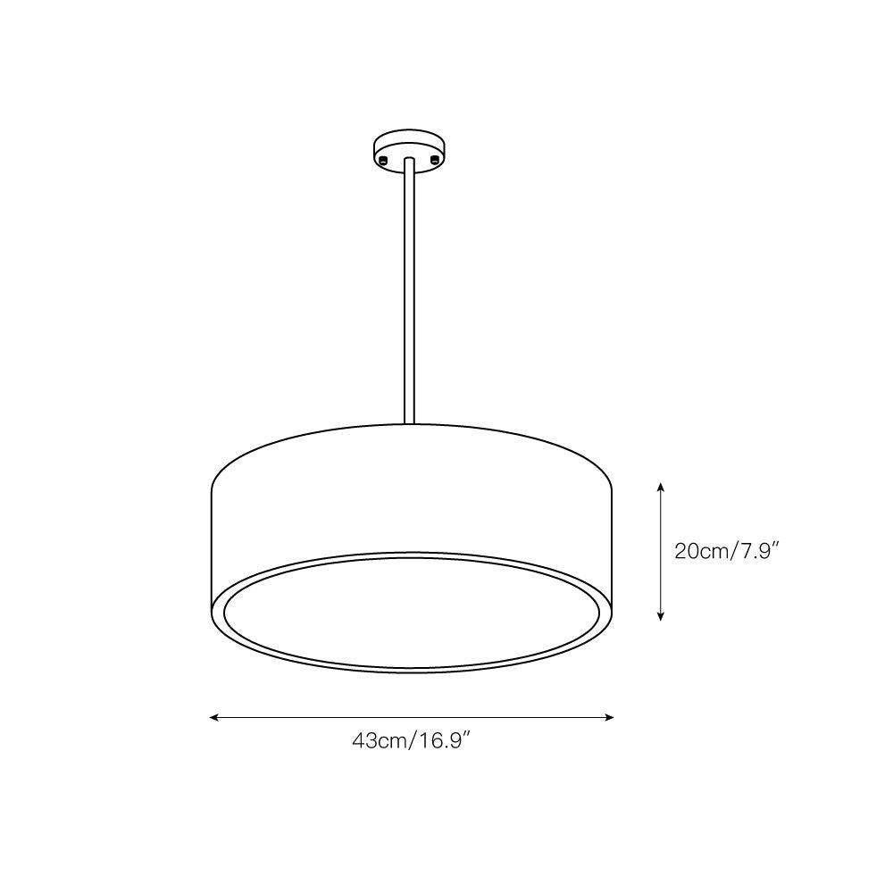 Azores Pendant Lamp | Large Minimalist Black Gold Wide Shell Light