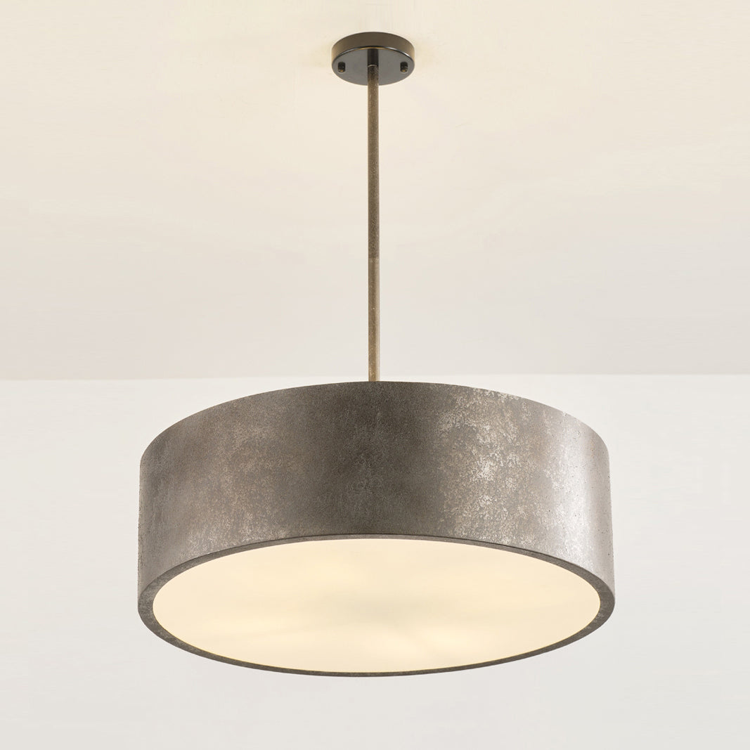 Azores Pendant Lamp | Large Minimalist Black Gold Wide Shell Light