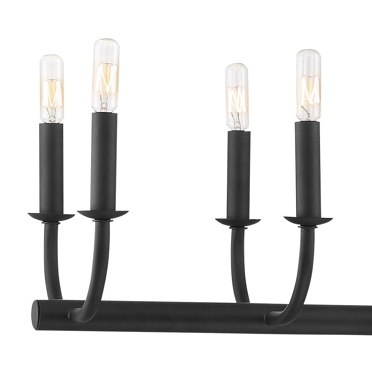 Bailey Chandelier | Modern Angular Brass 8/18-Light Candelabra Pendant