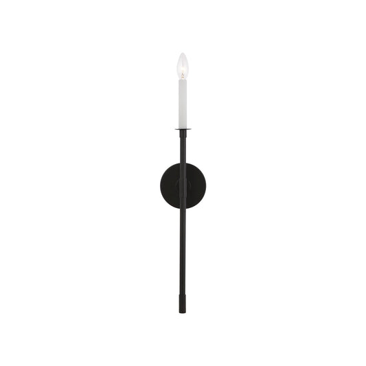 Bayview Wall Sconce | Modern Minimalist Brass & White Candle Wall Lamp