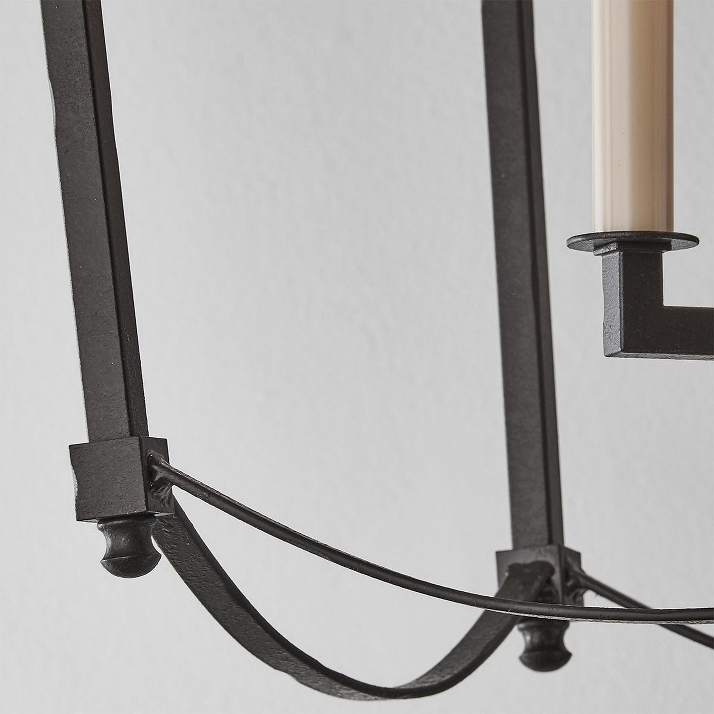 Beaux Lantern Pendant | Modern Minimalist 3/4 Light Iron Caged Chandelier