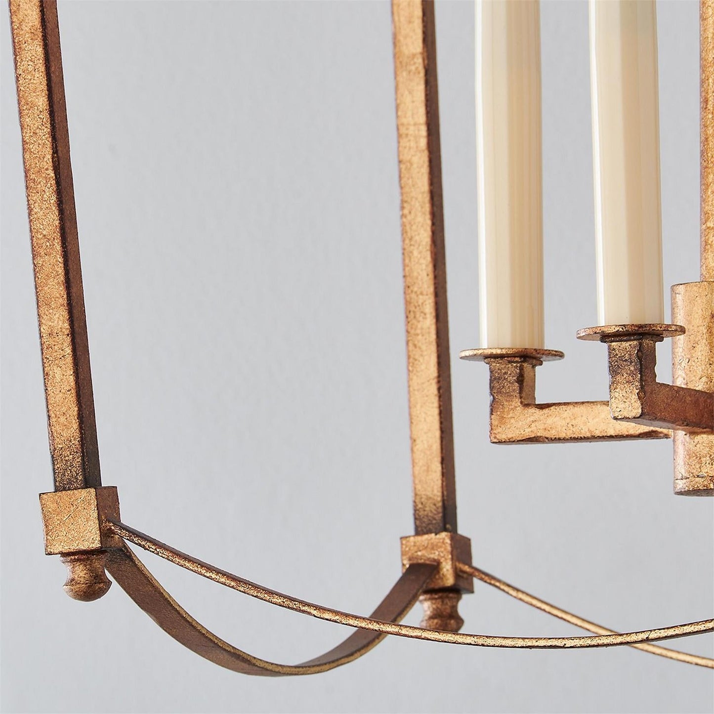 Beaux Lantern Pendant | Modern Minimalist 3/4 Light Iron Caged Chandelier