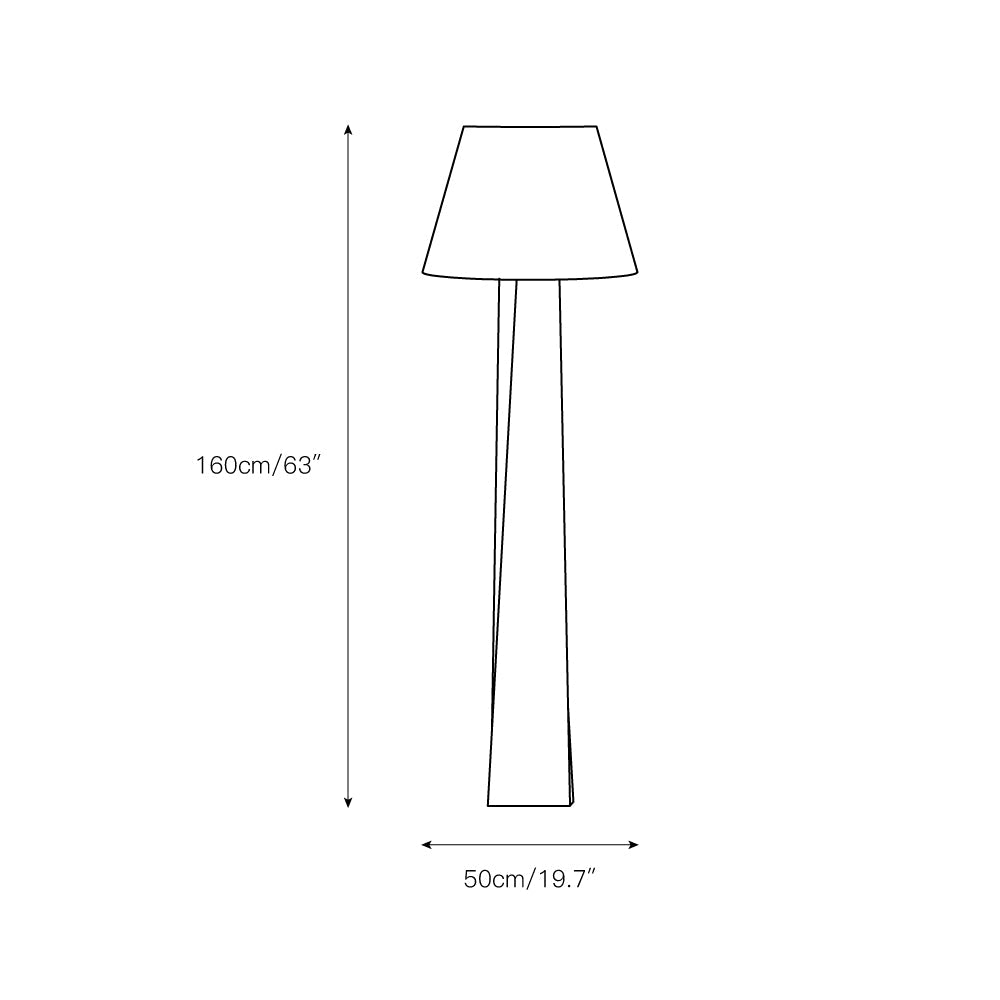 Beke Floor Lamp | Modern Minimalist Fabric & Iron Standing Ligh