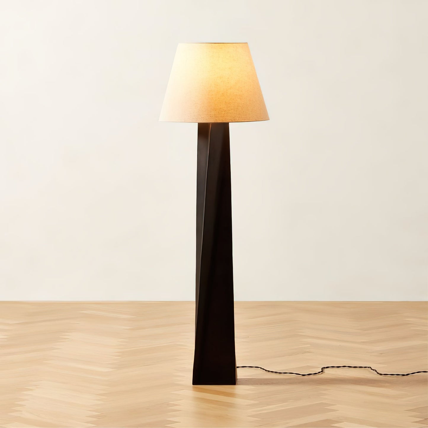 Beke Floor Lamp | Modern Minimalist Fabric & Iron Standing Ligh
