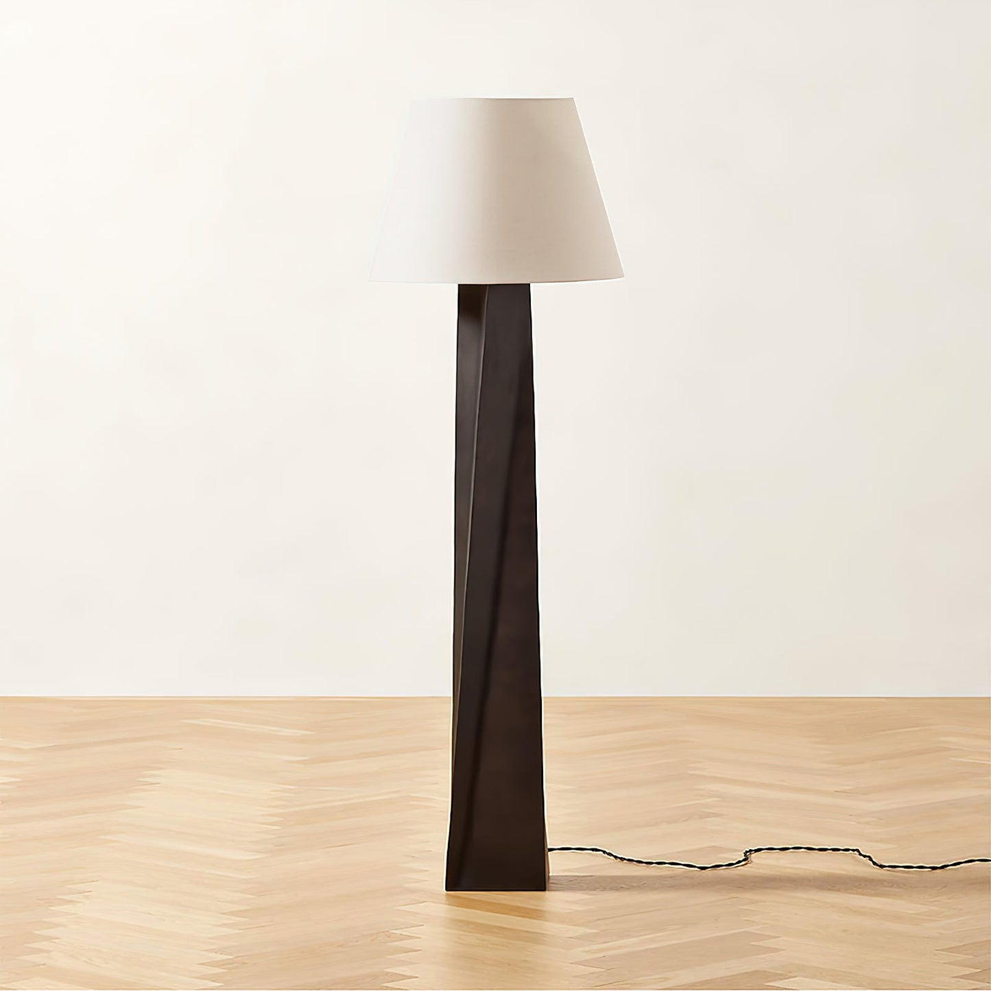 Beke Floor Lamp | Modern Minimalist Fabric & Iron Standing Ligh