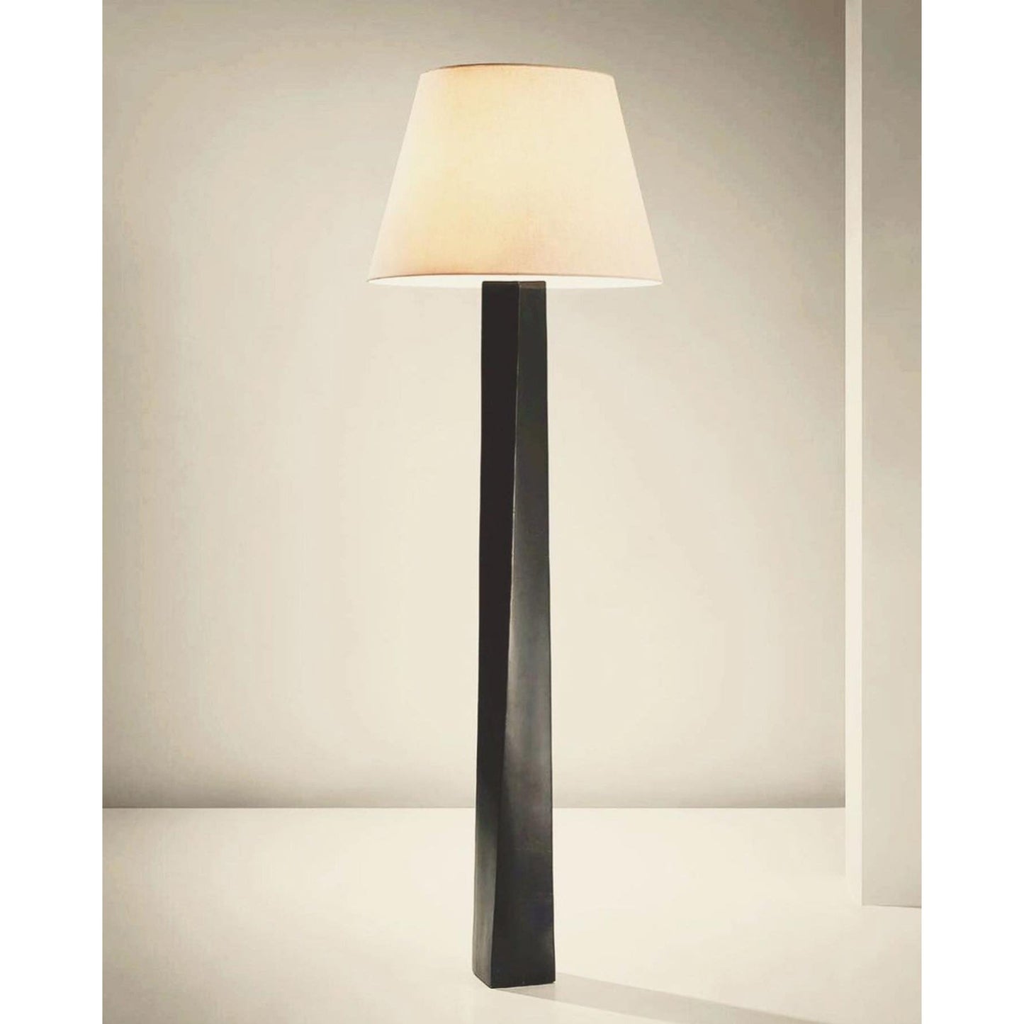 Beke Floor Lamp | Modern Minimalist Fabric & Iron Standing Ligh
