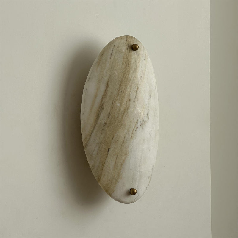 Bekki Alabaster Wall Lamp | Modern Minimalist Natural Stone LED Sconce