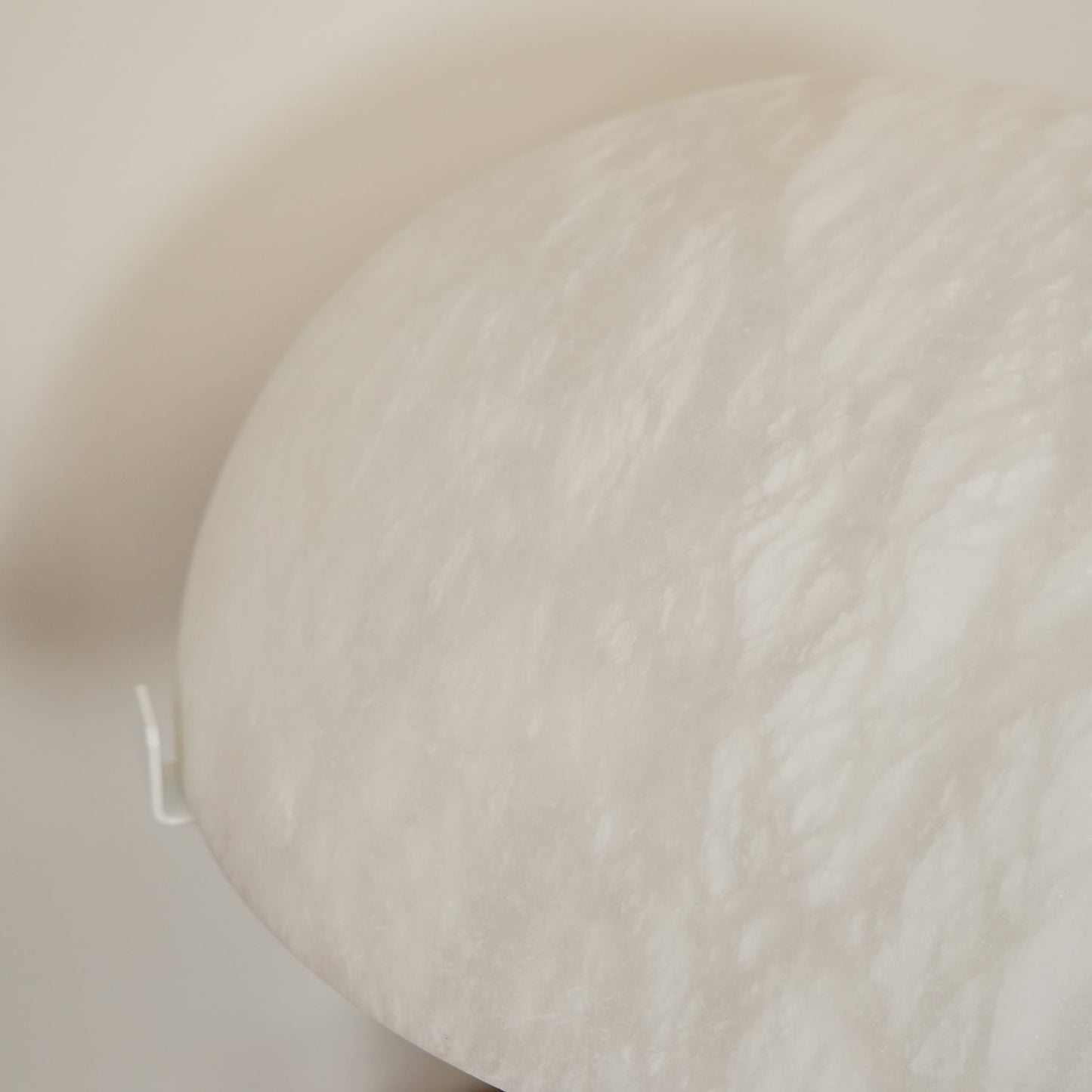 Ben Swildens Alabaster Table Lamp | Mid-Century Modern Stone Dome Light