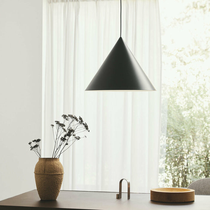 Benjamin Pendant Lamp – Minimalist Conical Metal Architectural Pendant Light