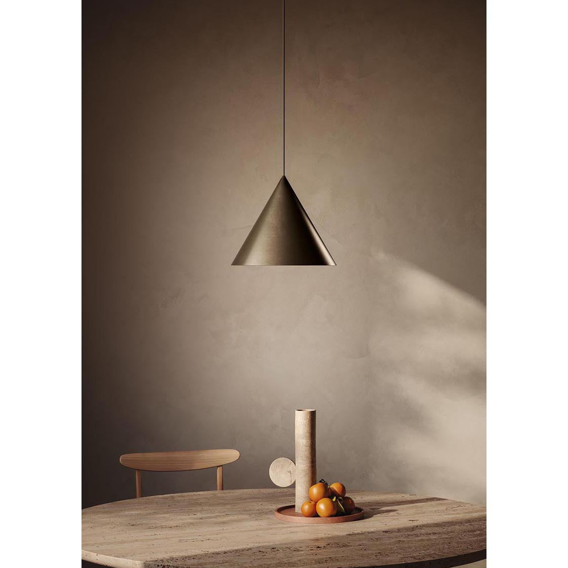 Benjamin Pendant Lamp – Minimalist Conical Metal Architectural Pendant Light