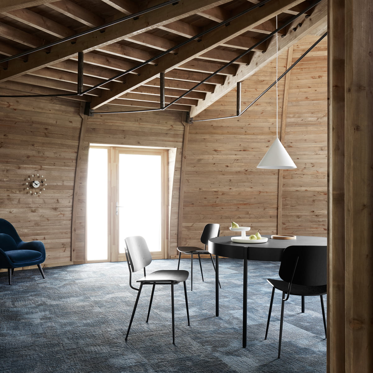 Benjamin Pendant Lamp – Minimalist Conical Metal Architectural Pendant Light