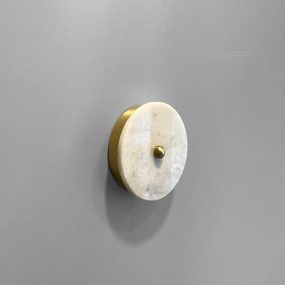 Beran Wall Lamp – Sleek Metal & Natural Marble Wall Sconce