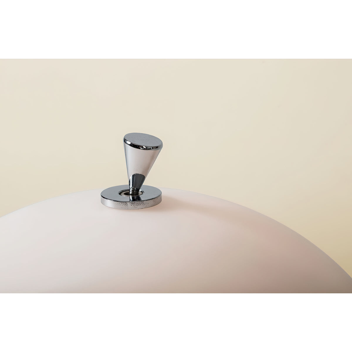 Beret Table Lamp – Rechargeable Cordless Metal & Glass Beret Accent Light