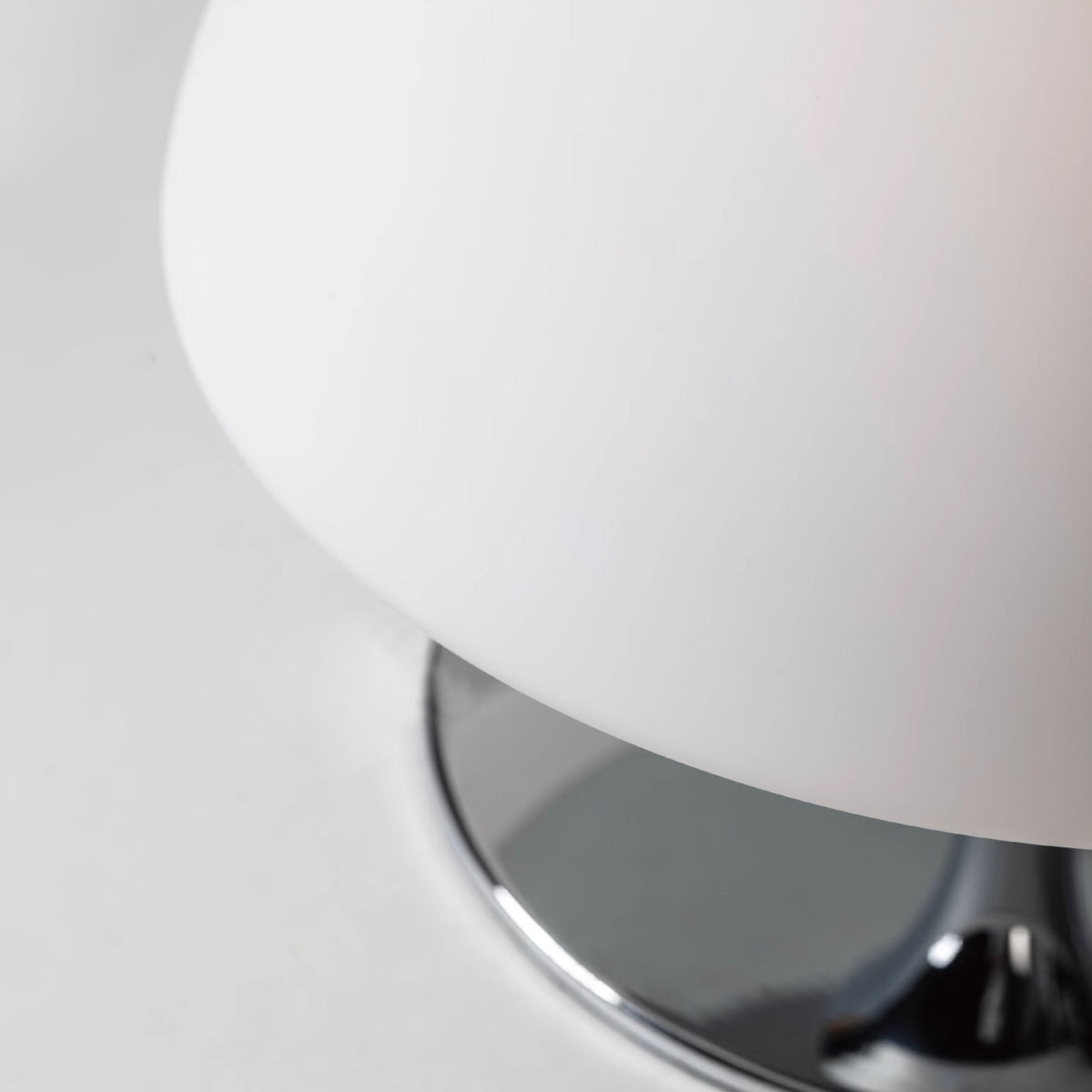 Beret Table Lamp – Rechargeable Cordless Metal & Glass Beret Accent Light