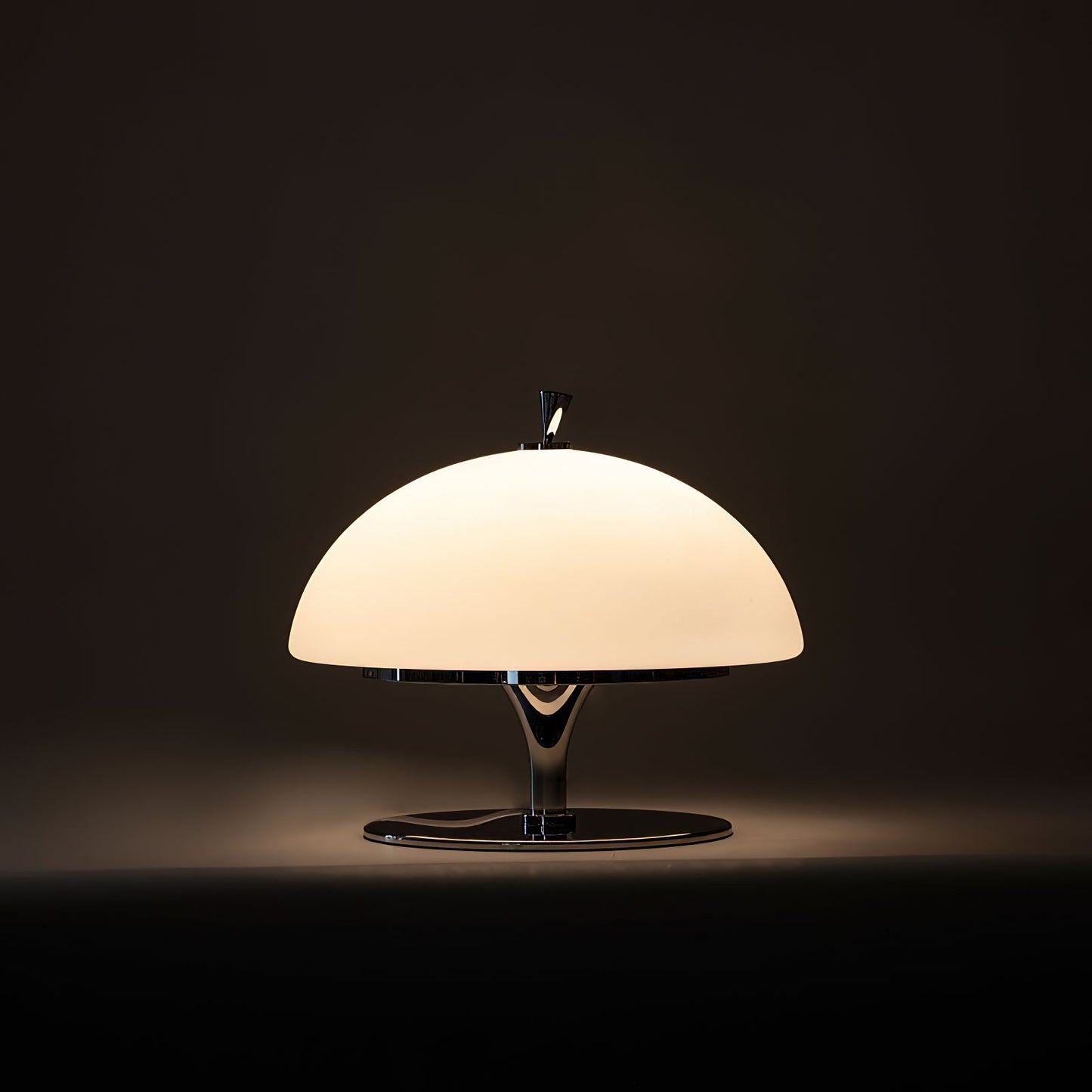 Beret Rechargeable Table Lamp | Cordless Minimalist Glass Mushroom Light
