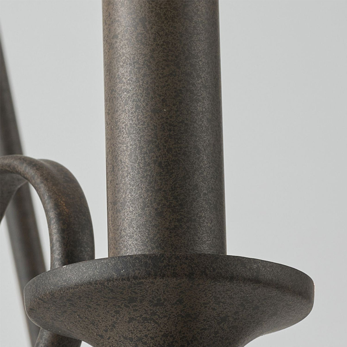 Bernice Chandelier – Contemporary Twisted-Arm Iron Candelabra Chandelier