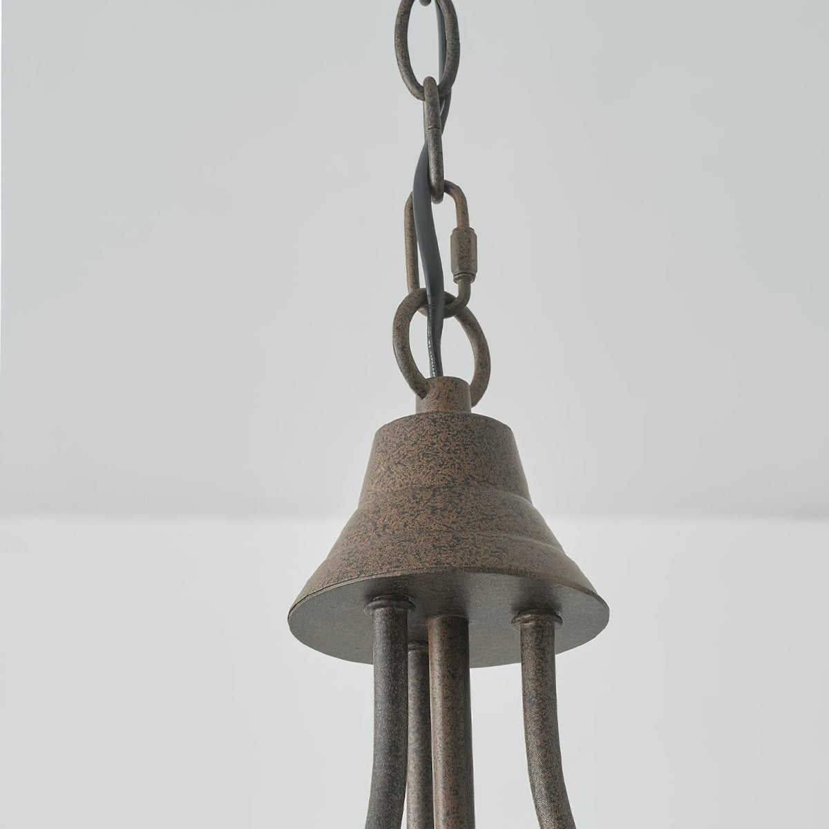 Bernice Chandelier – Contemporary Twisted-Arm Iron Candelabra Chandelier