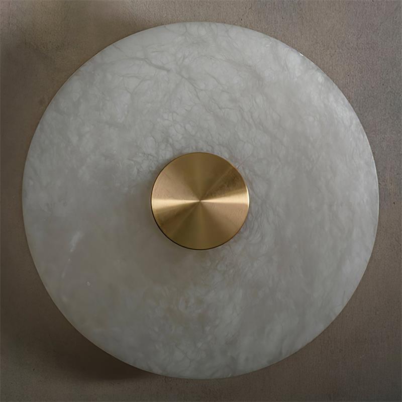 Bide Alabaster Wall Lamp – Refined Brass & Genuine Alabaster Wall Sconce